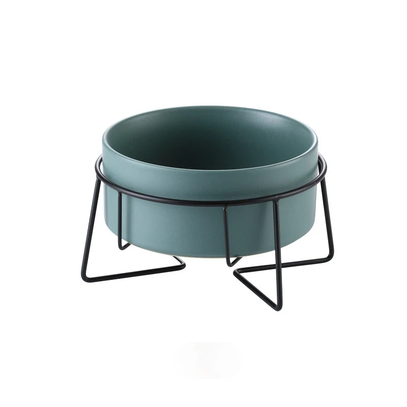 

Ceramic Cat Bowl Cat Food Bowl Dog Bowl Dog Bowl Drinking Bowl Food Bowl Protect Cervical Spine Pet Supplies Double Cat Bowl