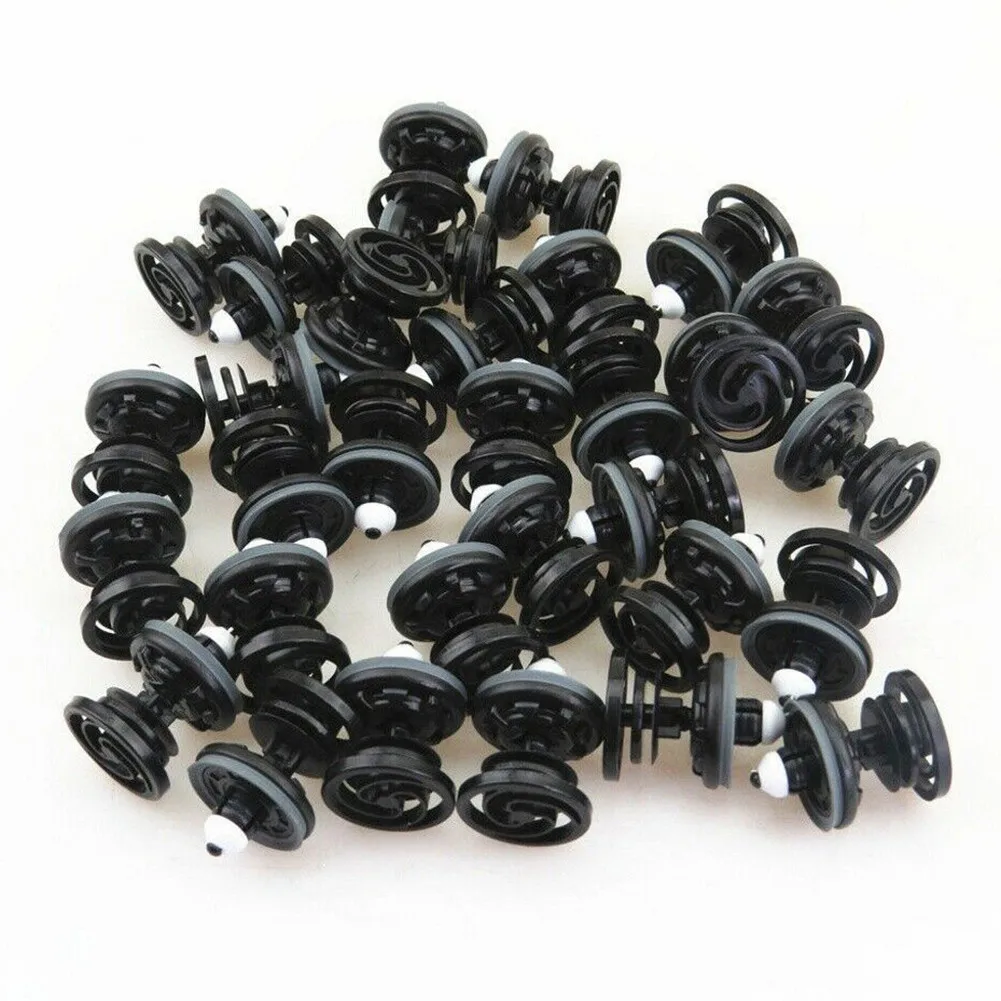 

20X Push Type Clip 7L6868243 Black Door Panel For Golf PassatBus T5 Taureg Interior Nylon
