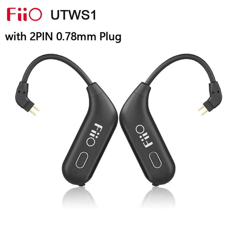 Fiio UTWS1 True Wireless Bluetooth Adapter 2 pin 0.78mm plug Detachable earhook with Mic 5.0 support aptX/AAC/SBC|Наушники и