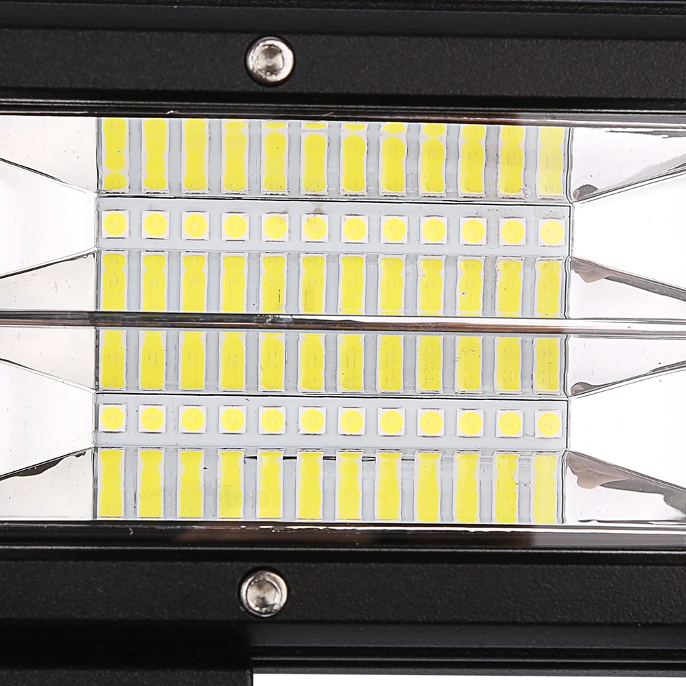 7D 180 Вт 12 дюймов Тройной Ряд светодиодный свет бар широкий луч 12V 24V для вождения с