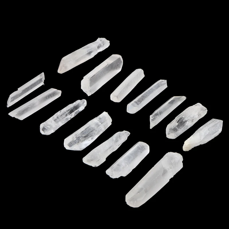 50 г/оптом натуральный белый кристаллический камень 18 36 мм в партии Концевая
