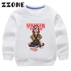 Детский свитшот с принтом очень странные дела