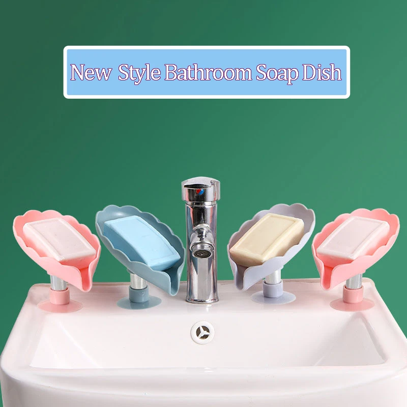 Мыльница в форме листа для ванной комнаты