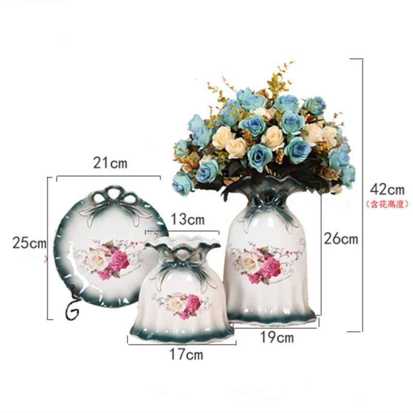 3 шт./компл. новая керамическая ваза европейского стиля Креативные Свадебные