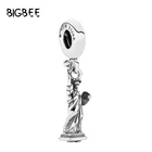 Прекрасная статуя свободы, бусины для изготовления ювелирных изделий, подходят для оригинального браслета Pan Charms, Бесплатная подвеска американской мечты, женский подарок Pulseira