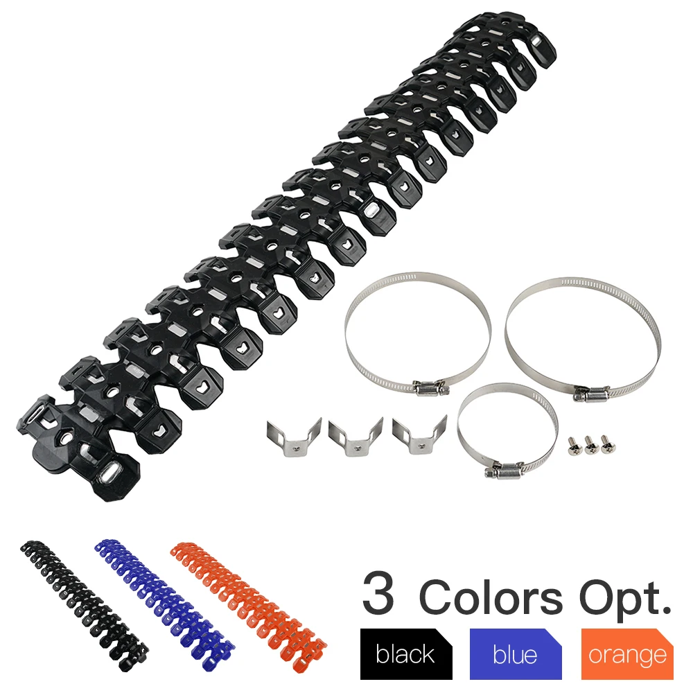 Мотоцикл выхлопной глушитель трубы ногу защитника тепловой защиты Обложка для