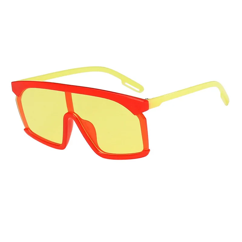 

New Big Square Sunglasses Kids Eyewear Shades Oculos Color Lens Boys Girls Sun Glasses Children Gafas UV400