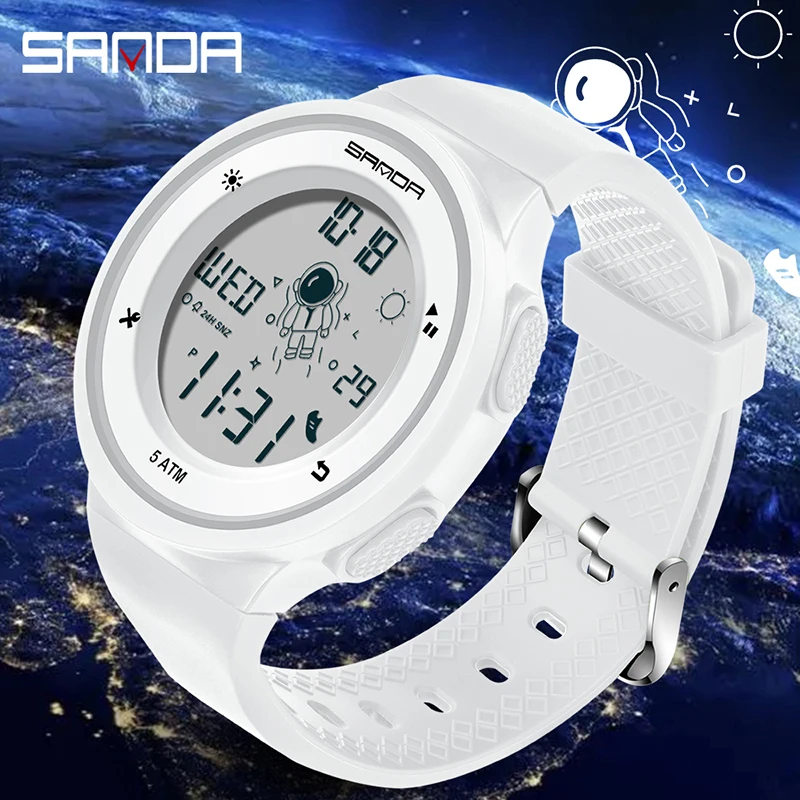 

Sanda Sport Watch Men's Luminous Watch Men Women Electronic Wristwatches 50M Waterproof Clock Top Brand Orologio Da Uomo