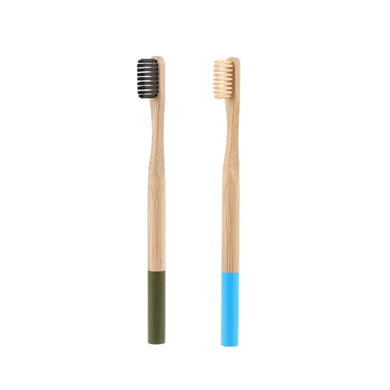1pc Green-1pc Blue 4/Redmi 2/1 шт. природный уголь бамбука Зубная щётка с зубные щетки с мягкой щетиной для жениха eco-friendly взрослых Зубная щётка для отбеливания зубов, зубные щетки - Цвет: 1pc Green-1pc Blue
