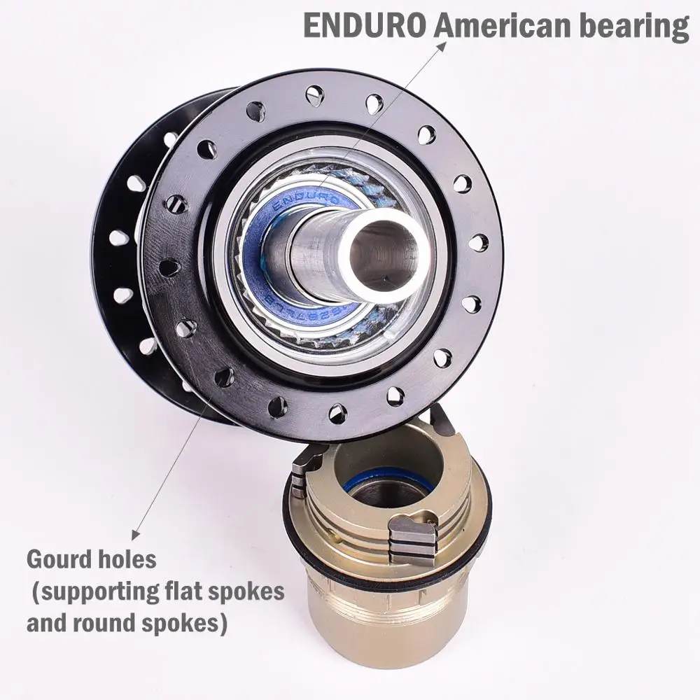 Ступицы Fastace DA207 MTB AM дисковый тормоз горного велосипеда эндуро подшипники