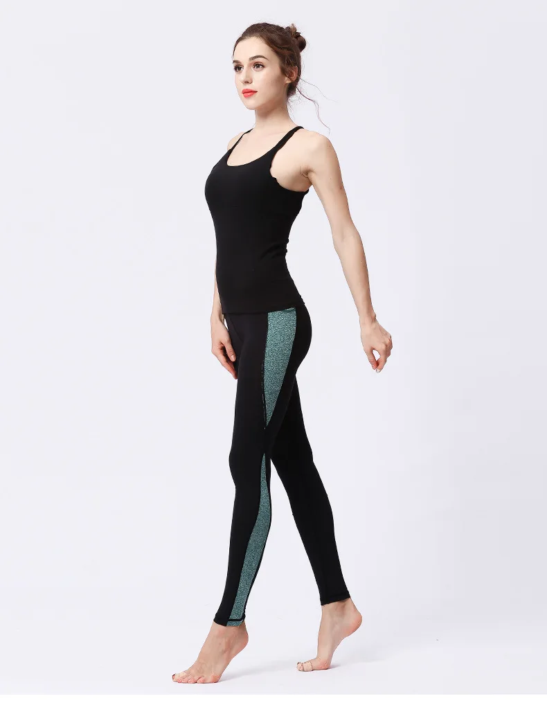 Спортивные эластичные цветные колготки для фитнеса и танцев дышащие йоги с