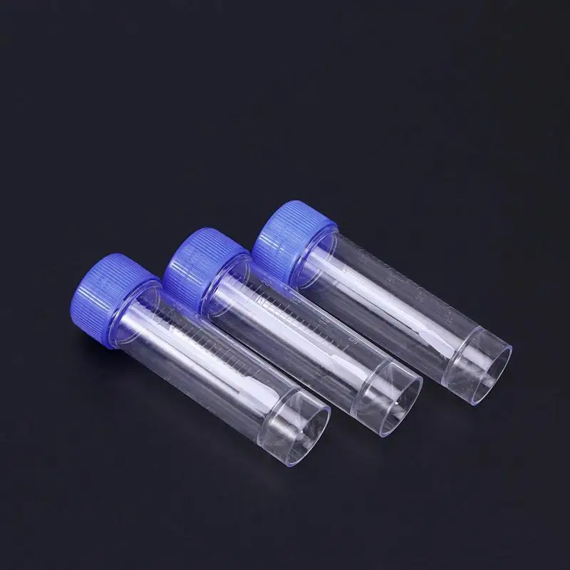 

10 PCS Practical Plastic Specimen Cup Stool Container 25-30ml without Label Laboratory Medical Use