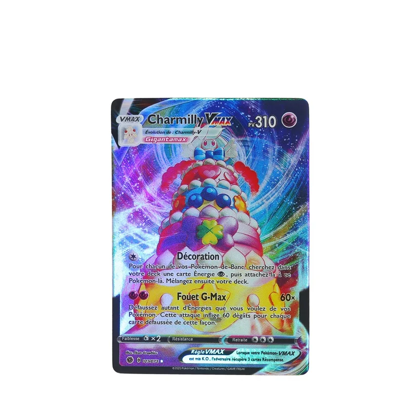 

10-300Pcs Pokemon Card French Version Vmax V GX MEGA Anime Character Charizard Blastoise Collection Card Child Birthday Gift