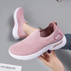 Женские кроссовки, дышащие трикотажные повседневные женские носки, обувь на шнуровке на плоской подошве, женские вулканизированные кроссовки, zapatillas mujer