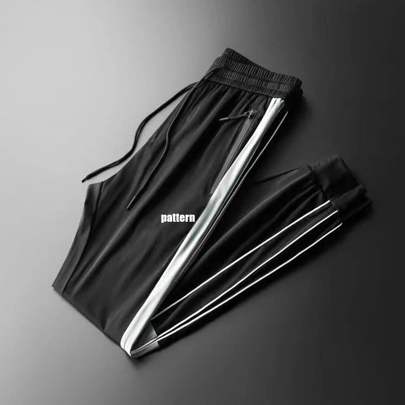 

2021 new European men's spring and summer casual sports suit embroidered round neck short-sleeved trousers two-piece suit