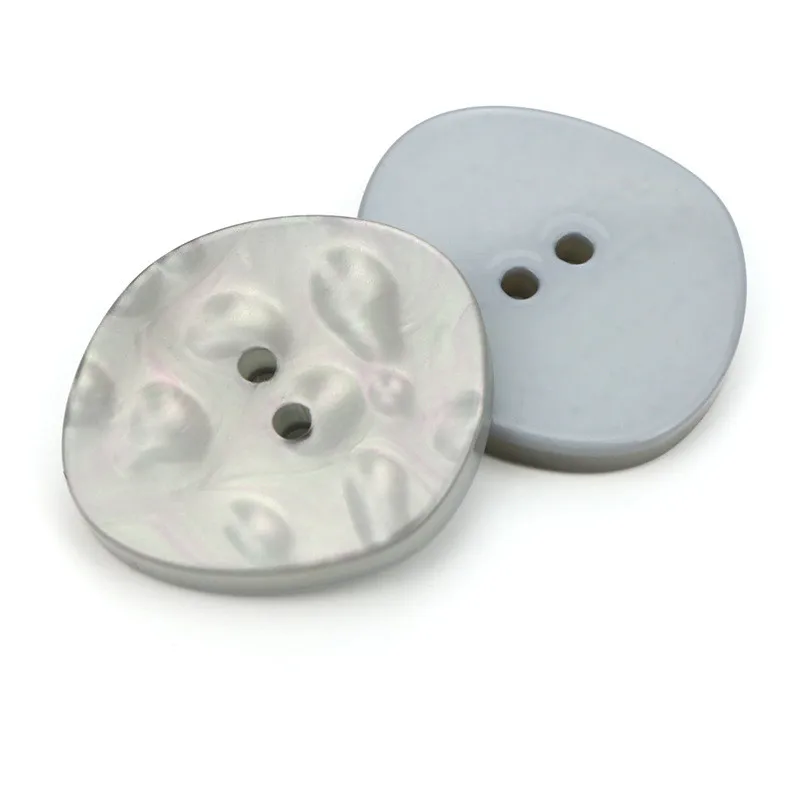 Пуговицы неправильной формы из смолы 10 шт. 2 отверстия для одежды декоративные