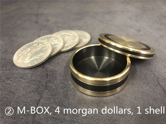 M-BOX от Jimmy Fan (размер Моргана) Волшебная монета для фокусов появляется