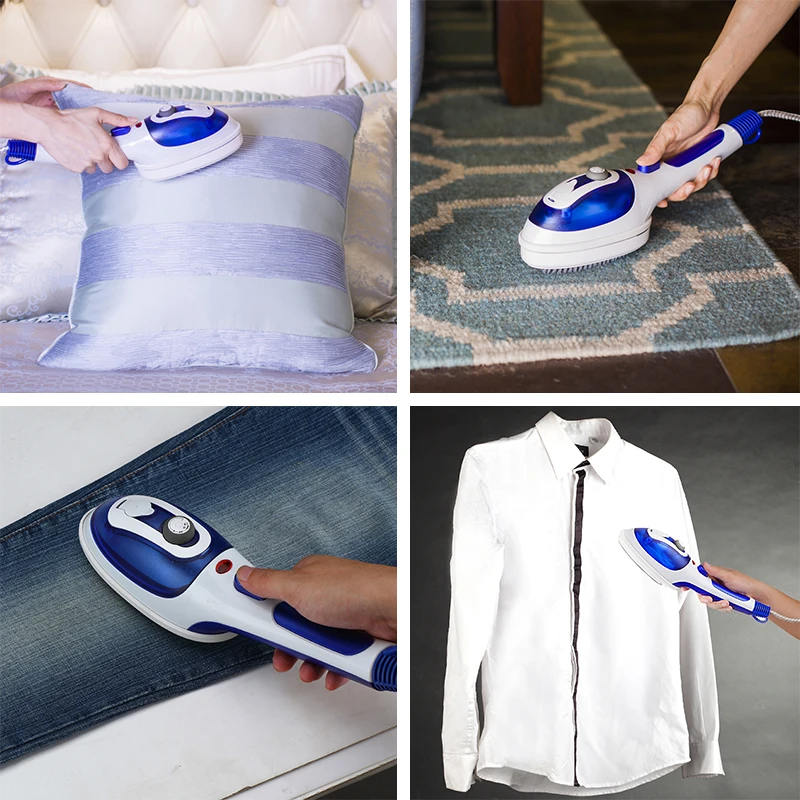 Ручной отпариватель для одежды портативный паровой утюг путешествий с щеткой 800