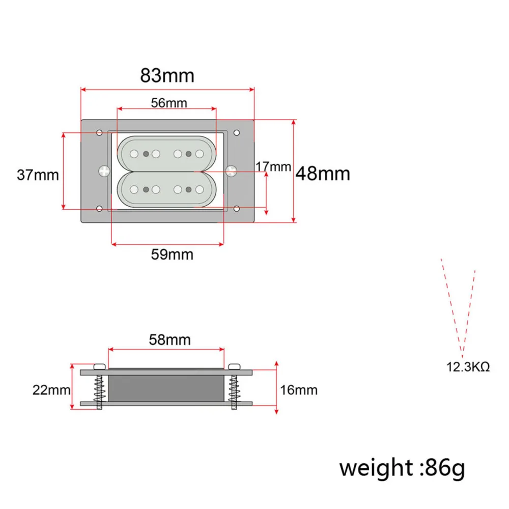 Кленовая древесина 4 струны медиаторы для хамбакера коробка сигар аксессуары