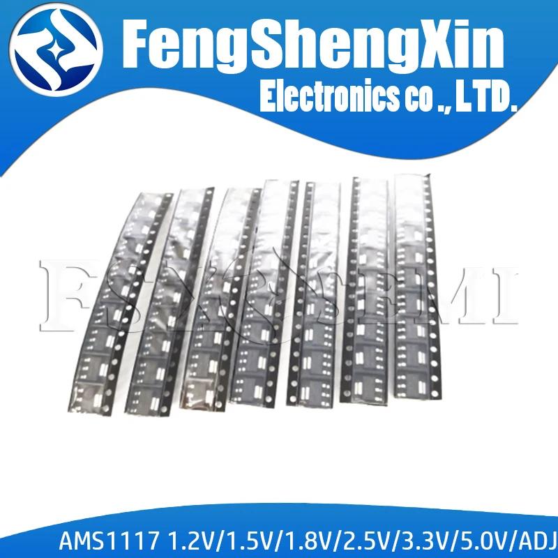 70pcs kit Voltage Regulator Kit AMS1117 1.2V/1.5V/1.8V/2.5V/3.3V/5.0V/ADJ lm1117 AMS1117-1.2 AMS1117-1.8 AMS1117-2.5 AMS1117-3.3