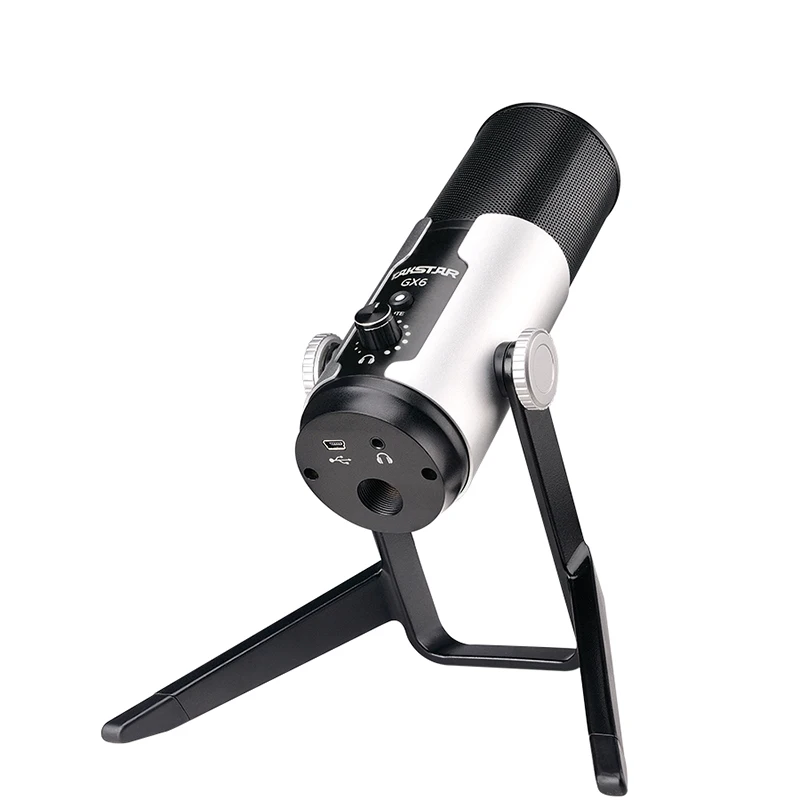 Цифровой конденсаторный микрофон Takstar GX6 USB Кардиоидная студия запись голоса с