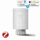 Привод радиатора ZigBee Wifi Smart TRV, термостатический клапан радиатора, контроль температуры, голосовое управление, Google Home