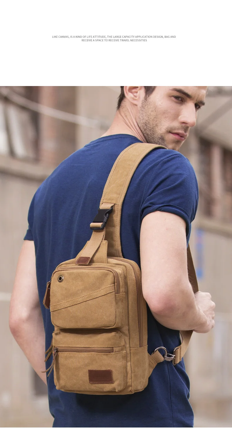 XINCADA Винтаж Ретро Стиль Crossbody Креста тела слинг сумка маленькая человек кошелек плечо сумка груди для Для мужчин Murse