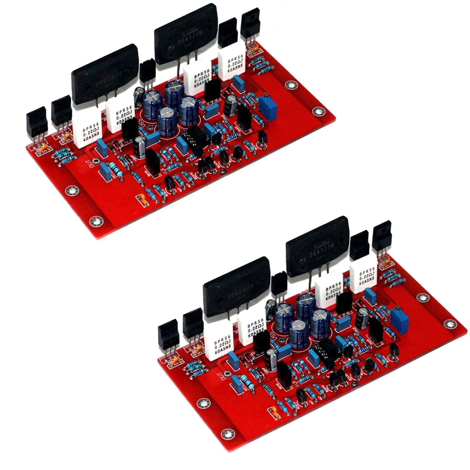 

One pair Dual 2SA1216 2SC2922 150W HIFI Power Amplifier Board Voice of Berlin 933 Circuit YJ00179