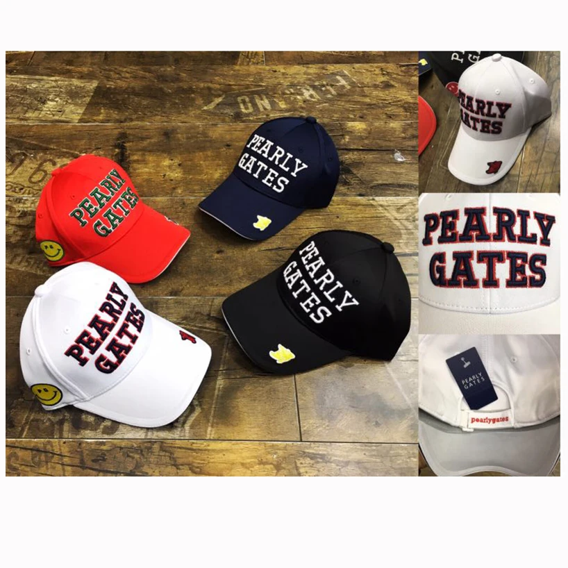 

PG New Golf Hat Men Women Adjustable Head Circumference Free Size Golf Sports Caps