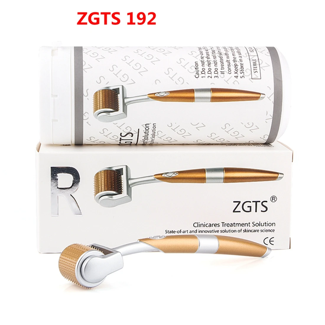 

FDA ZGTS Titanium Microneedling 192 Derma Roller Face Skin Lifting Anti-aging Hair Growth Acne Stretch Marks Removal