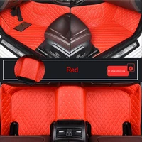 durable leather customized car floor mat for audi q5 q2 quattro q3 q7 q8 sq5 a1 a2 a3 a4 a5 a6 a7 a8 car accessories