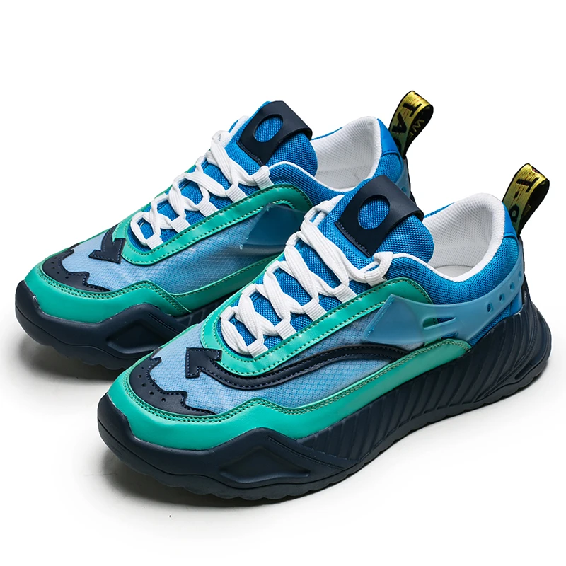 2019 новые кроссовки мужские сетчатые повседневные на шнуровке Мужская дышащая