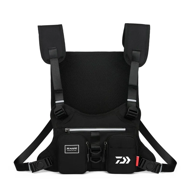 

Уличная портативная тактическая Рыболовная Сумка, регулируемая многофункциональная спортивная нагрудная сумка, многофункциональные сумк...