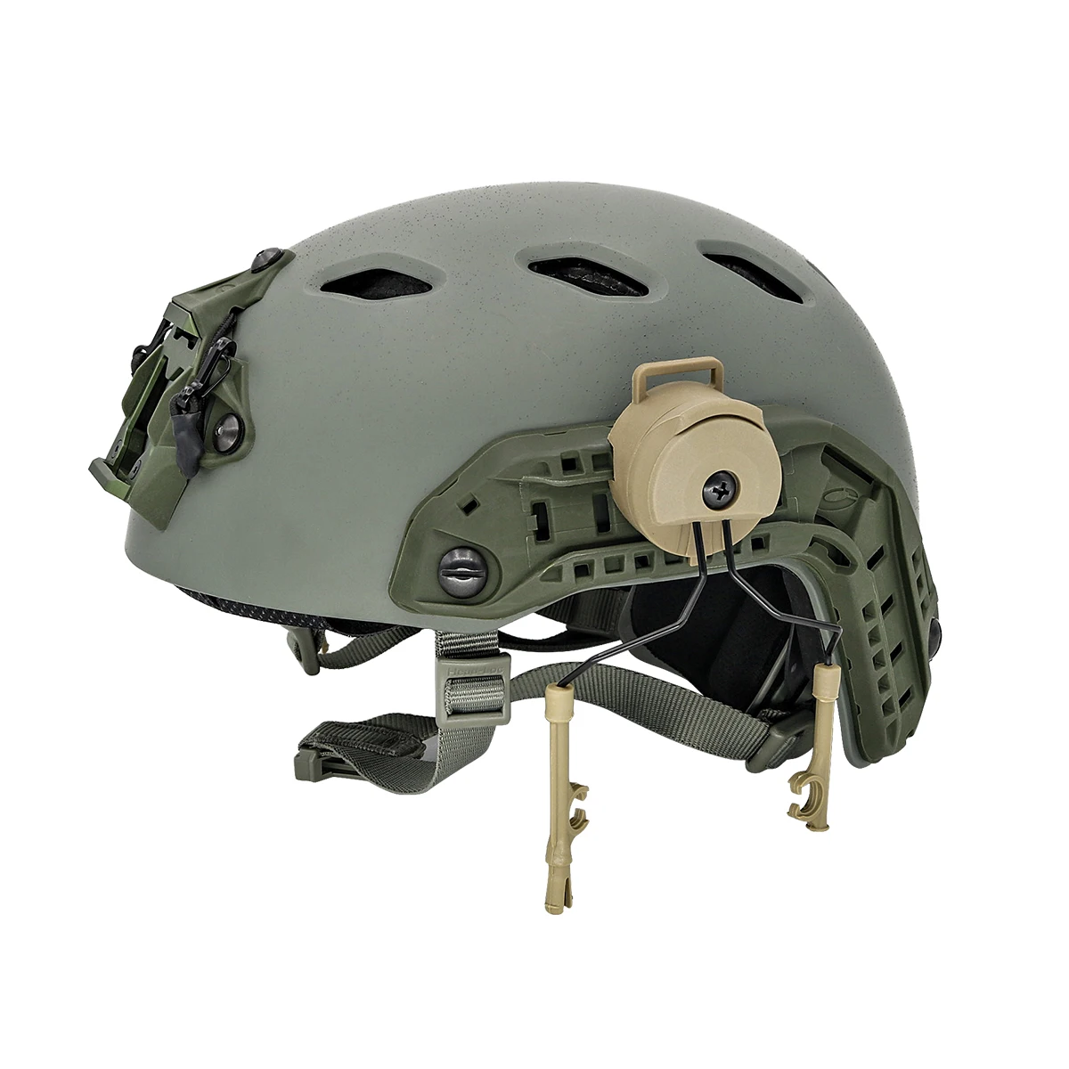 Армейский кронштейн для шлема Peltor и адаптер быстрой дуговой направляющей