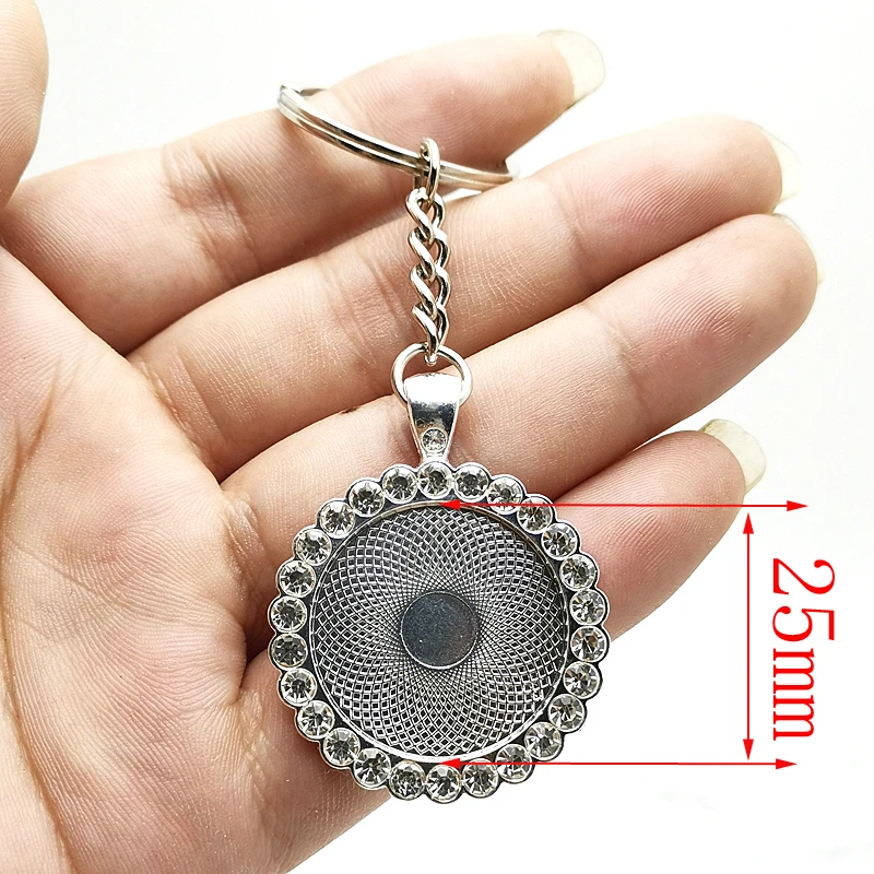 

2020 New Fashion Movie Surrounding Riverdale Crystal Pendant Keychain Glass Convex Keychain Gift