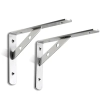stainless steel triangle bracket wall mounted shelf partition support bracket solid thickened fixed frame