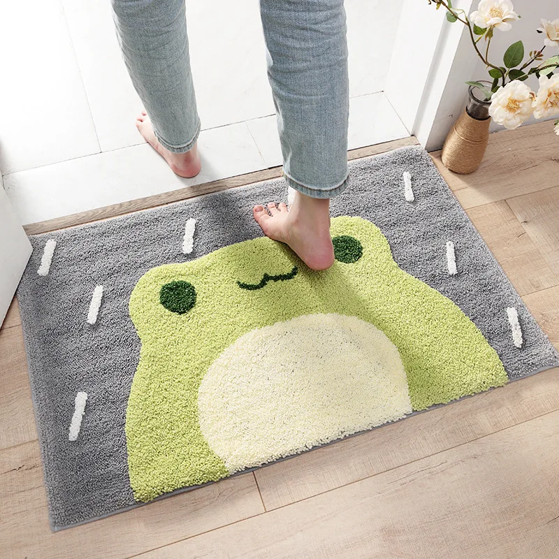 

Cartoon Mat Lovely Rana Minor Doormat Bear Anti-Slip Door Mat Suede Carpet Floormat Kitchen Bedroom Floor Mat Rug Tatami Tapete