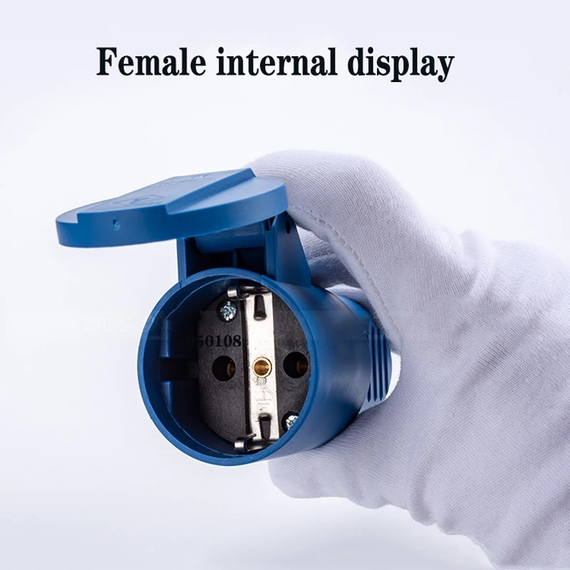Новинка европейская водонепроницаемая розетка электрическая штепсельная вилка