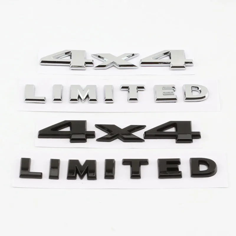 1 шт. 3D хром 4X4 LIMITED хвост эмблемы наклейки автомобильные на Автомобильный кузов