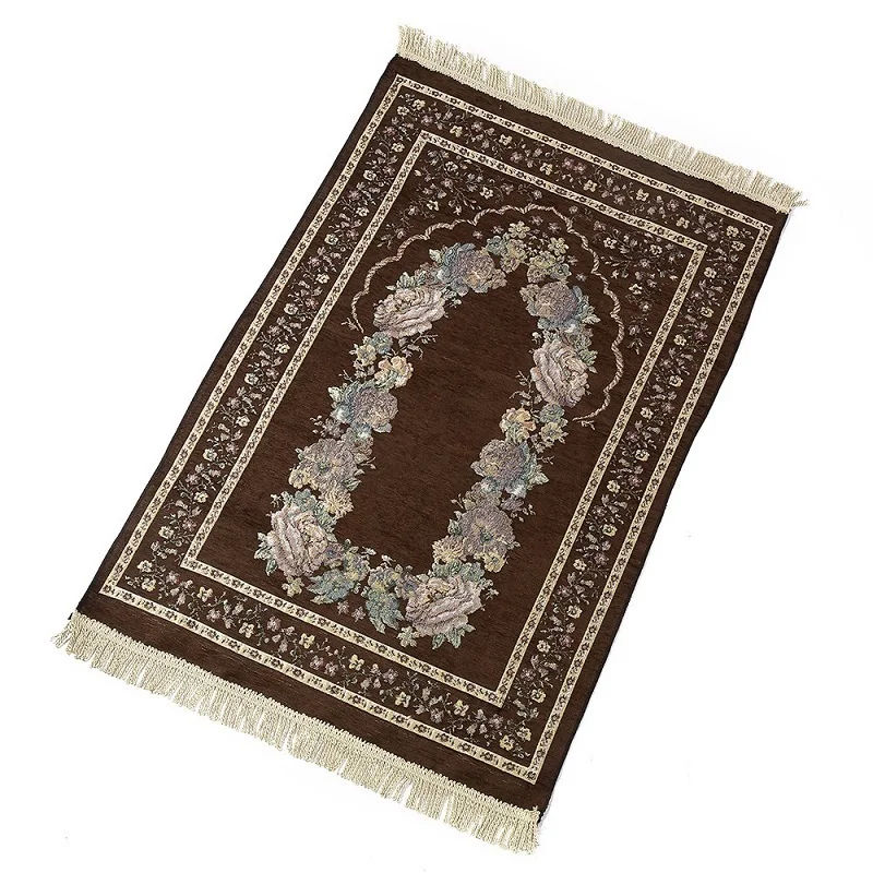 70*110 см тонкий шениль искусственный коврик Salat мусаллах молитвенный ковер Banheiro
