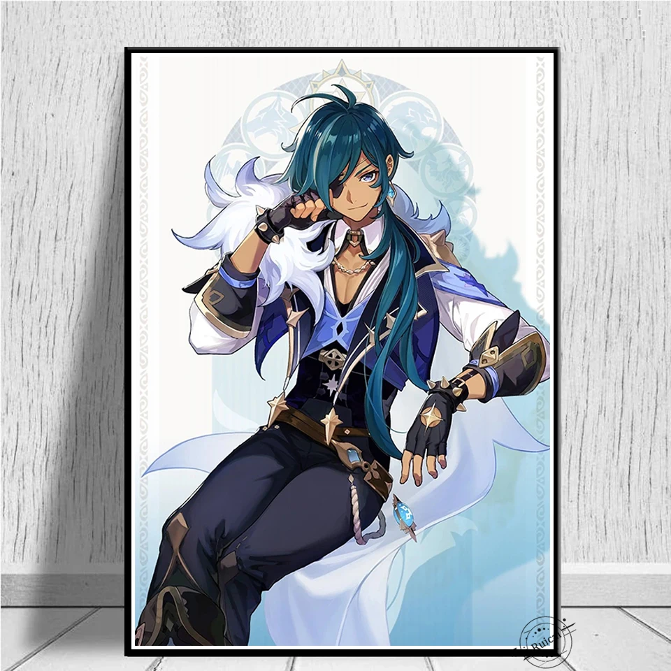 

Different Art Store HD Game Painting Anime Girl Wall Art Prints Dorm Picture For Living Room Bedroom Home Decor