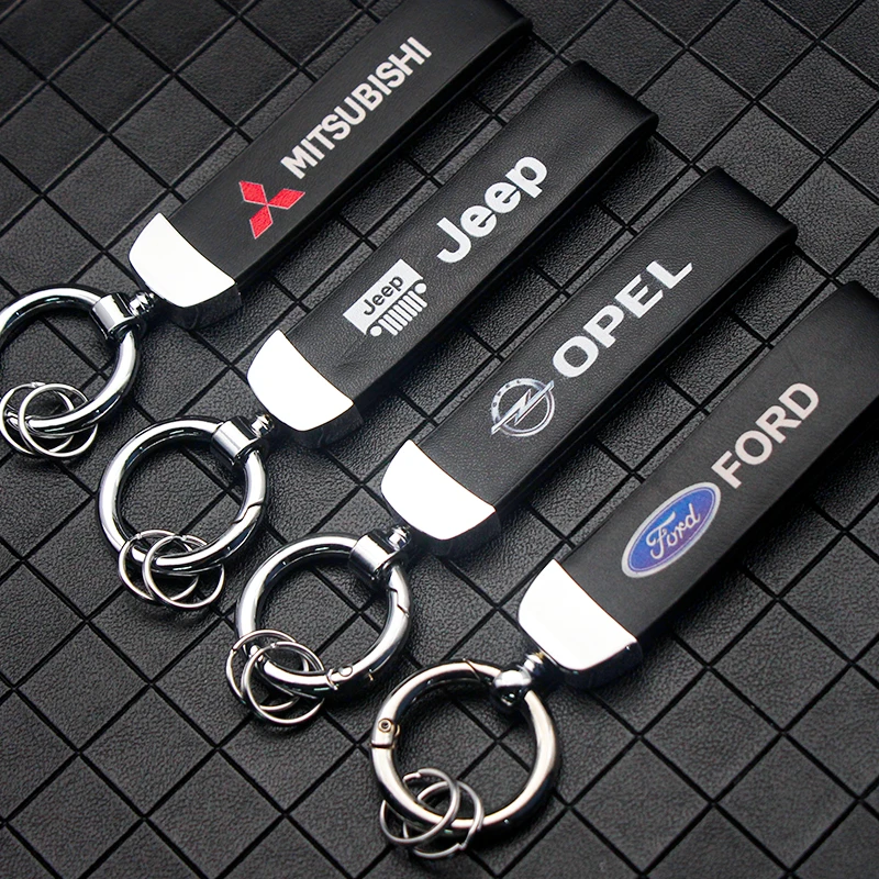 Брелок для ключей металлическая 3d-цепочка с логотипом автомобиля Jeep SEAT Renault VW Bmw