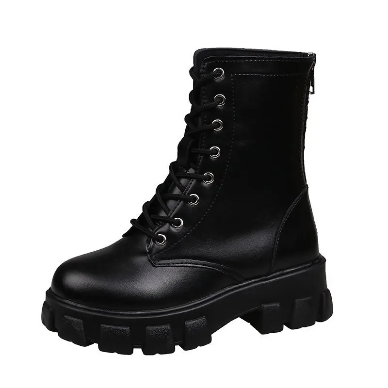

Shoes Women Anklet Boots Round Toe Thick Sole Comfortable Platform Snow Boots for Woman Winter Female Keep Warm