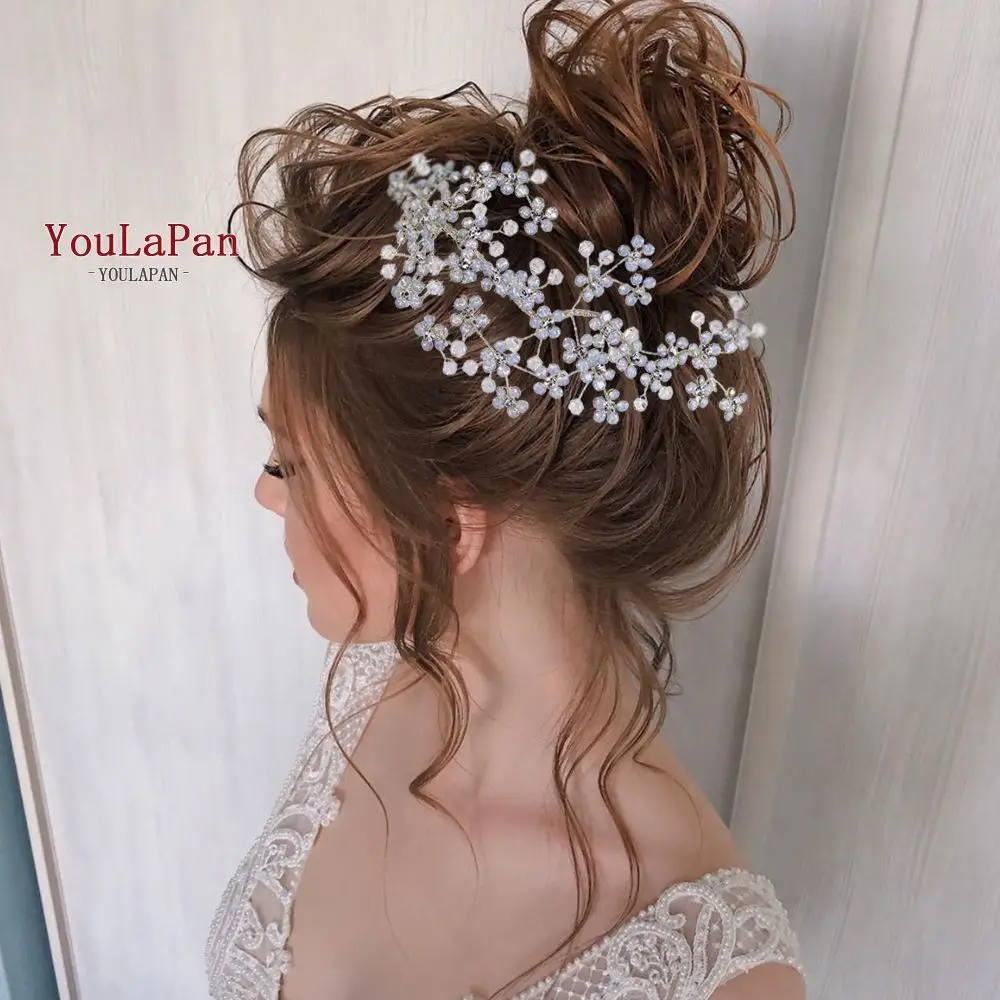 

TOPQUEEN HP262 vintage bridal hair comb rhinestone flower bridal hair comb hair clip accessories women hair accessories luxury