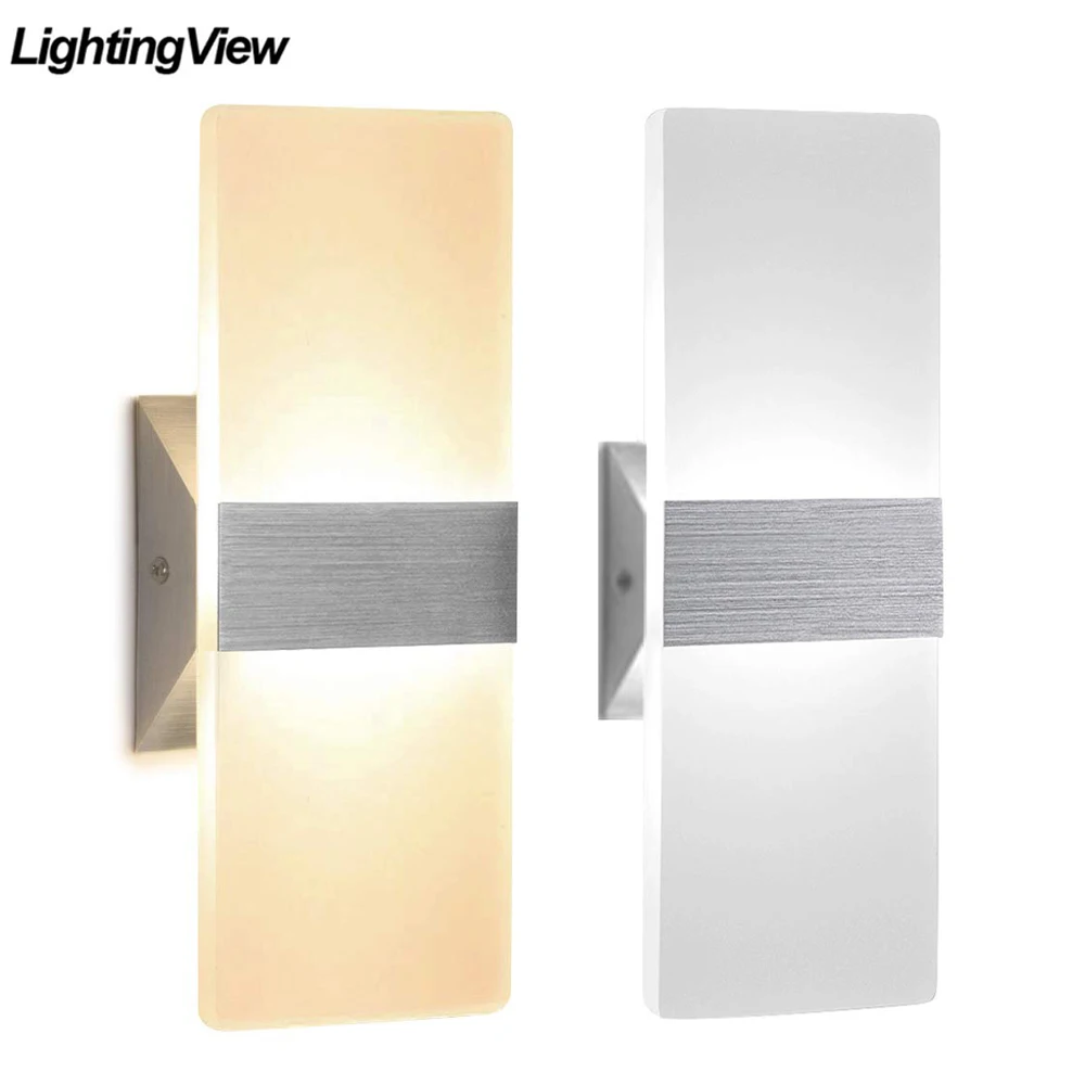 Lightingview Декор акриловый светодиодный настенный светильник бра на внутреннюю