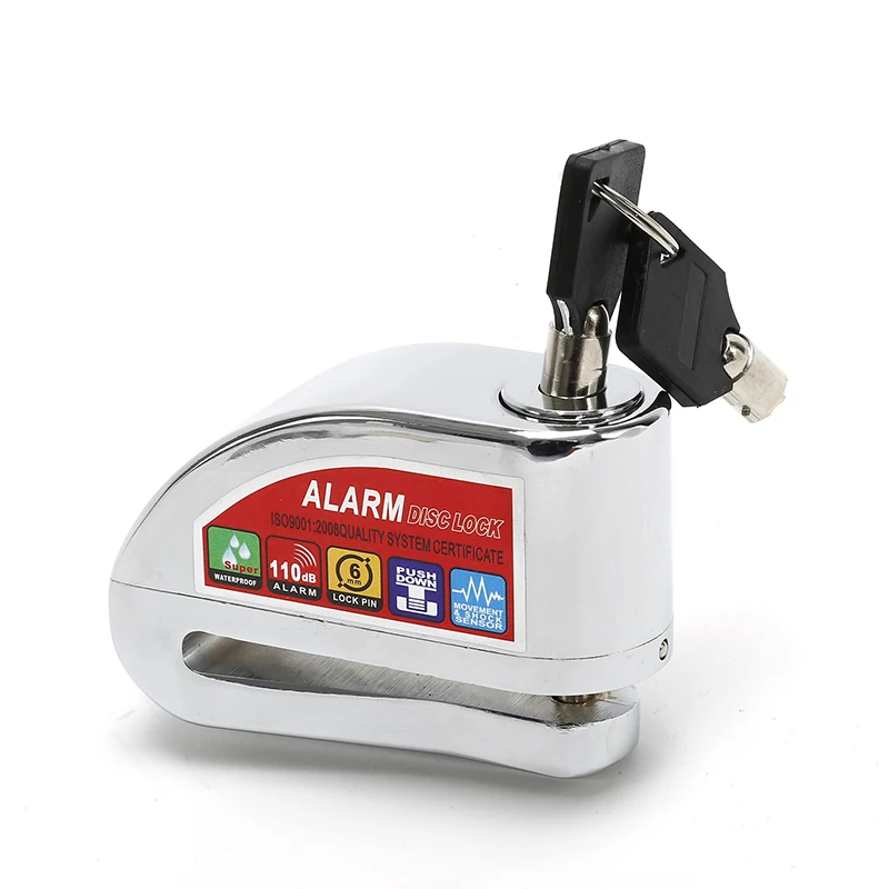 Электронный замок безопасности из нержавеющей стали для мотоцикла велосипеда