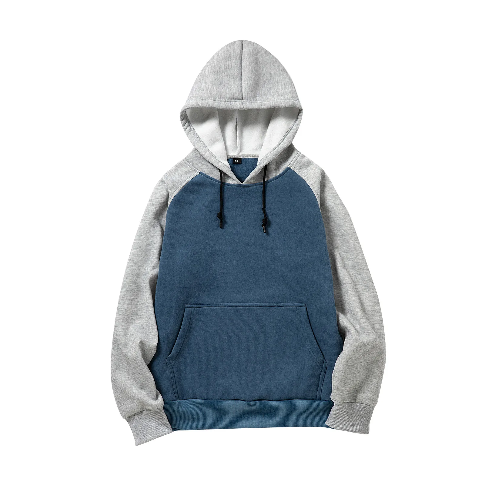 

Men's Casual Loose Hooded Long Sleeve Padded Sweatshirt Pullover Big Pockets Sweatshirt Tops Fashion Casual Ladies Girls Hooded