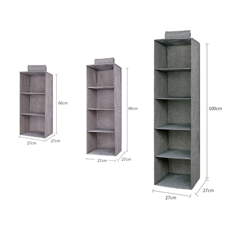 Многоярусный шкаф с выдвижными ящиками складной для хранения одежды стеллаж