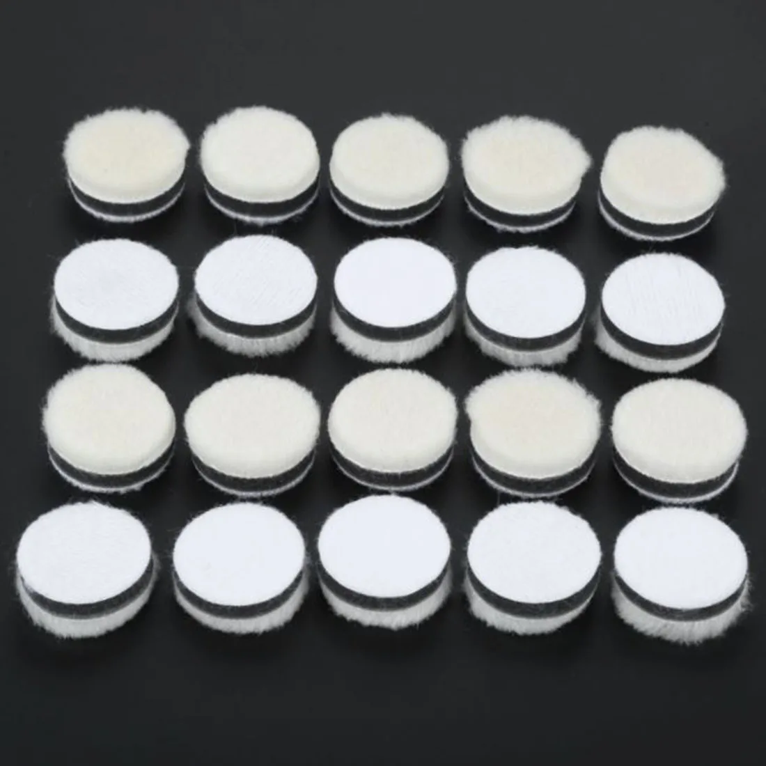 

Polishing Pads 30Pcs 1 Inch Wool Polishing Pads For Car Polisher Glass Buffing Cleaning Tool Automobile Polisher Glass Polishing