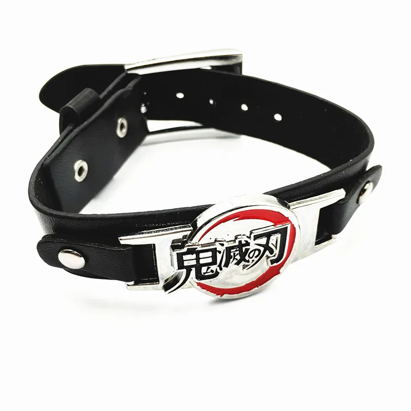 @ Ready Stock Hot Anime Demon Slayer: Kimetsu no Yaiba браслеты с логотипом Sun Goddess сплав женский мужской